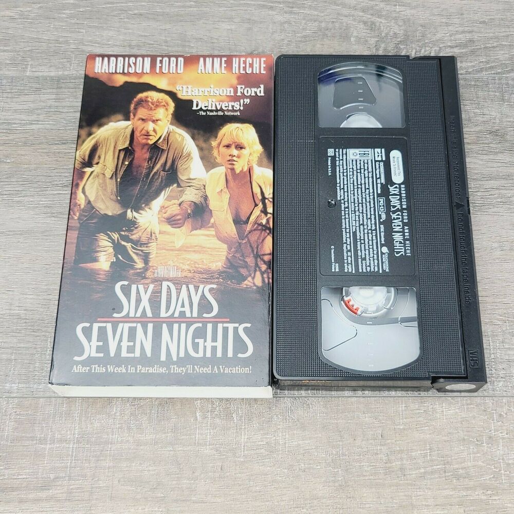 Six Days, Seven Nights (VHS Tape, 2002) Harrison Ford, Anne Heche